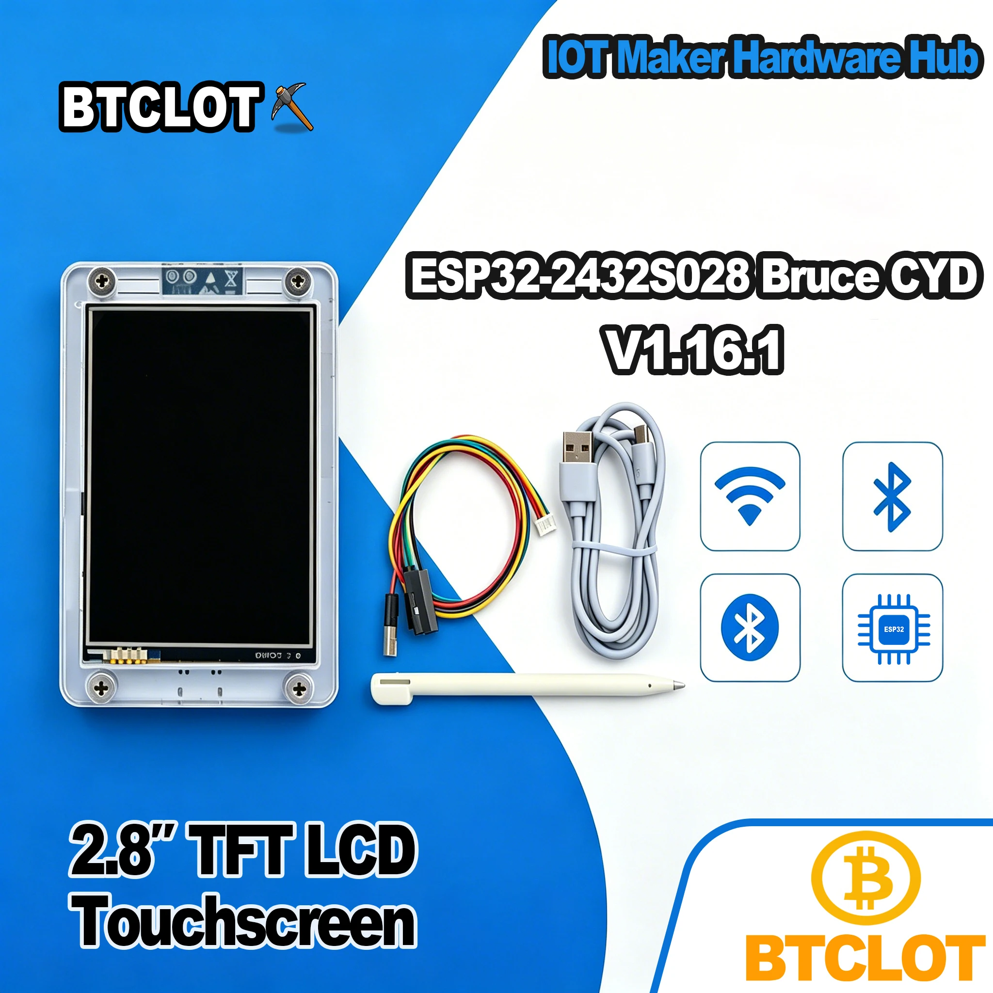 CYD ESP32-2432S028 DevBoard WiFi/Bluetooth 2.8