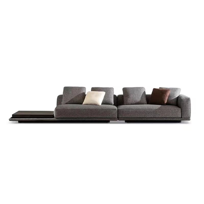 sh-Italian 2022 New Living Room Sofa Set Villa Home High Grade Fabric Sofa Modern Simple Sofa#