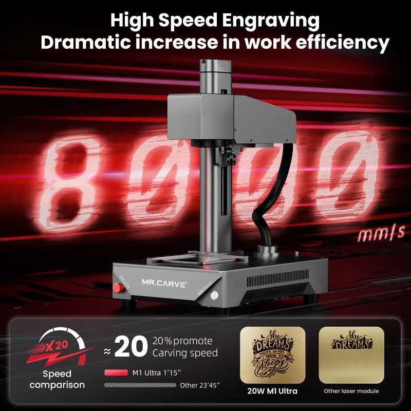 M1 Ultra Przenośna Maszyna do Znakowania Laserowego Światłowodowego Komputer Android Biznes Jubilerski Może Grawerować Wszystkie Metale Skóra