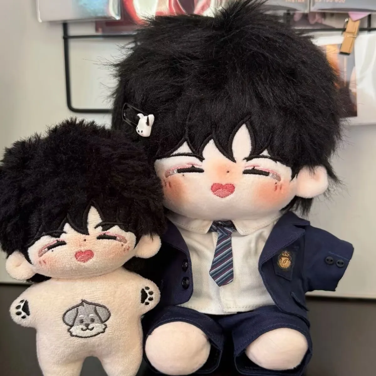 تتضمن بضائع Liu Yuning دمية قطنية Yuni Bibo Bibo Ba، تمثال دمية إكسسوار لطيف للمشاهير مقاس 20 سم