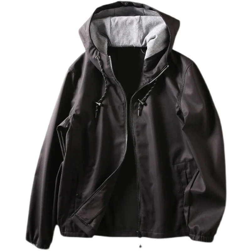 

Куртка из софтла на открытом воздухе, одна деталь! Водонепроницаемый Ветрозащитный! Весеннее повседневное джето с капюшоном, модное пальто-стойка Urban Fai...