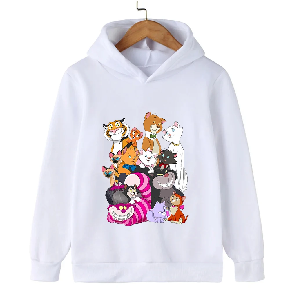 

Alice in Wonderland Children Hoodie Disney Pullover Red Queen Kids Casual Clothes Kawaii Sweatshirts for Girl Boy Cartoons Tops