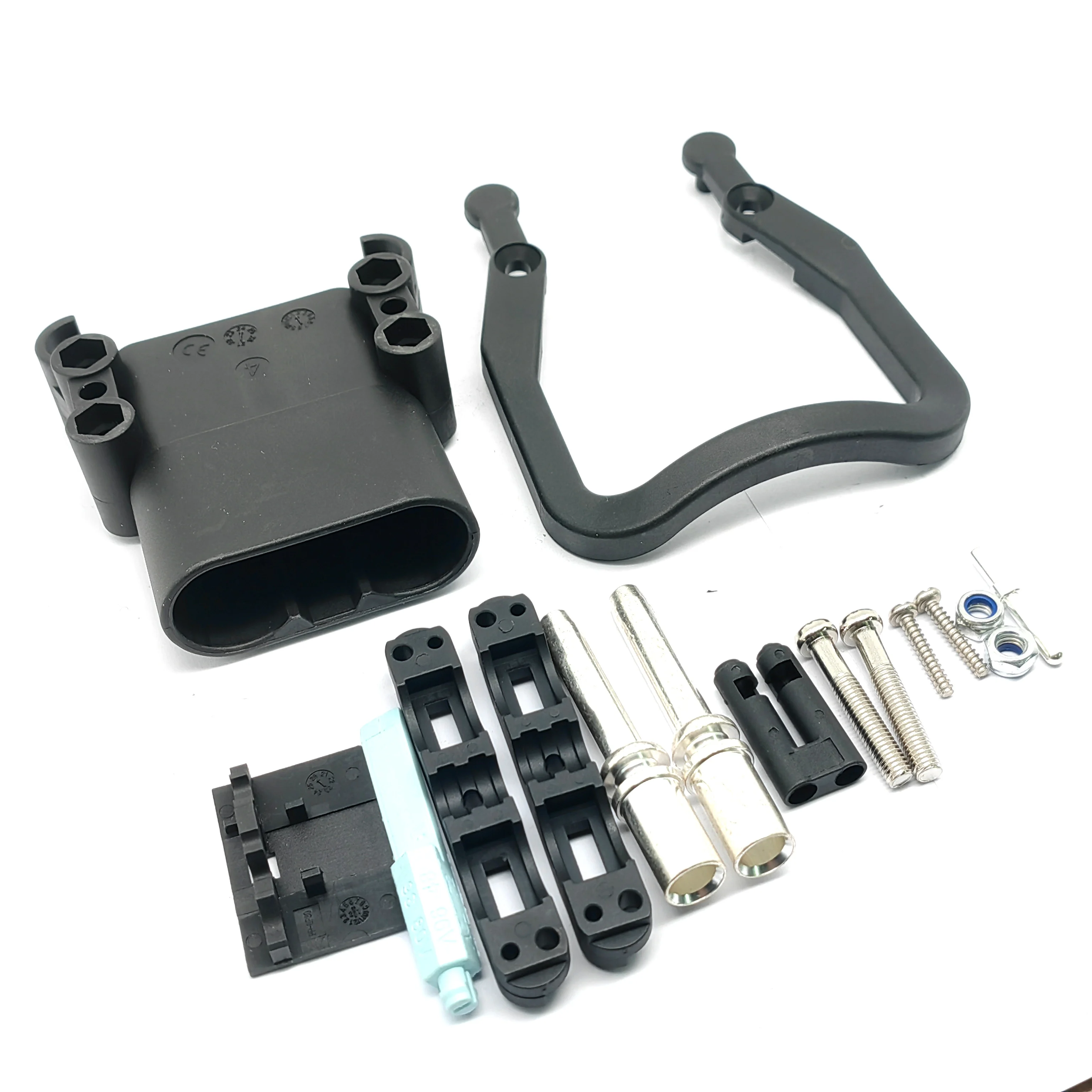 Imagen 3: Conector Macho de Repuesto de Alta Corriente para Montacargas Linde - 160A 35mm² - Compatible con OEM 7915003371