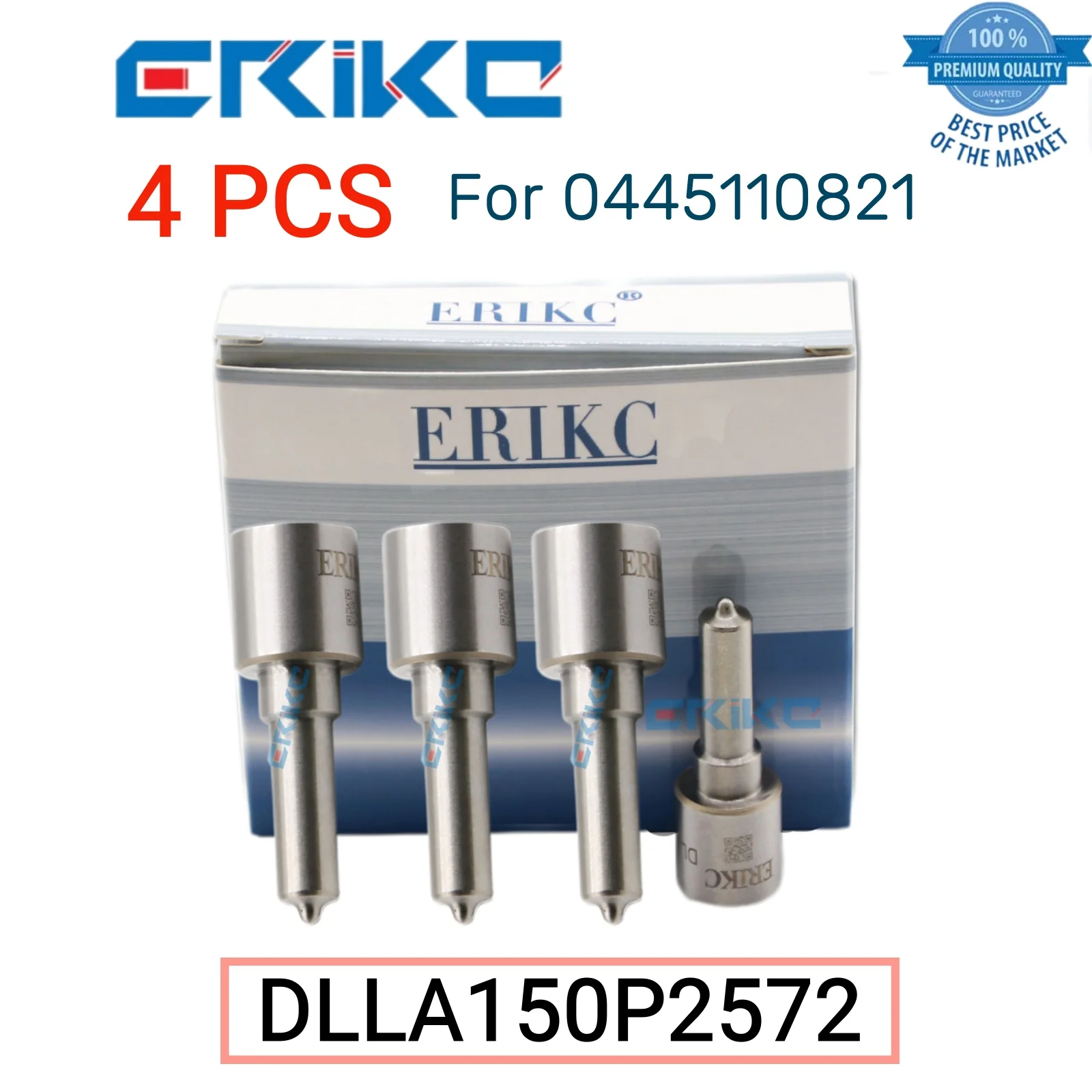 

4 PCS DLLA150P2572 Injection Nozzle 0 433 172 572 DLLA 150 P 2572 Fuel Tank Nozzle DLLA 150P2572 Engine Nozzle for 0445110821