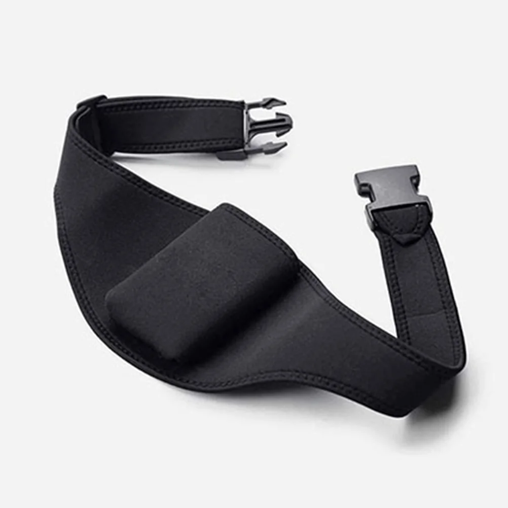 Ceinture de microphone portable en néoprène, sac banane, support d'entraînement, téléphone portable, taille de rangement, utilisation en plein air, poudre d'entraînement, salle de sport, 2 pièces