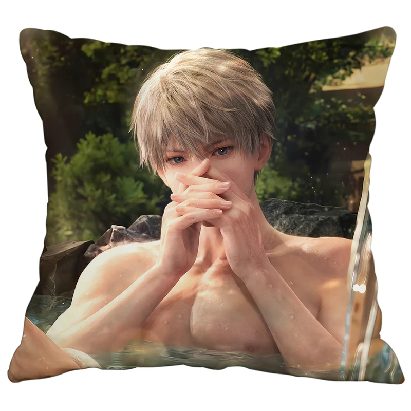 Game Love and Deepspace Merch Xavier セイヤ 심성훈 Cosplay Pillowcase Soft Throw Pillow Inner Covers Two Sides Customizable Gifts