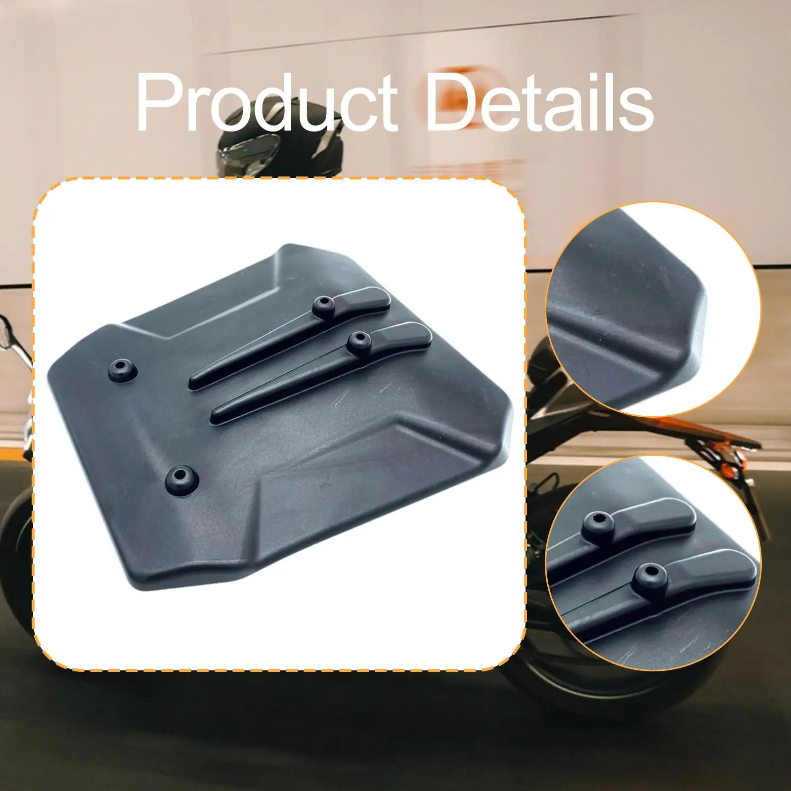 دراجة نارية قطعة من نسيج الحاجز الخلفي قطعة من نسيج ملحق سهلة التركيب استبدال أجزاء تمديد ل F900R 2020 2021 F900XR #5