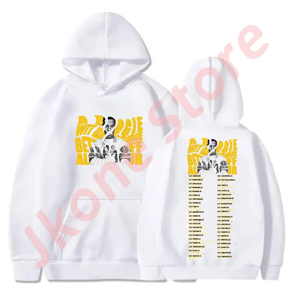 A Boogie wit da Hoodie Better Off Alone Tour Merch Hoodies Women Men Fashion Casual Pullover Sweatshirts