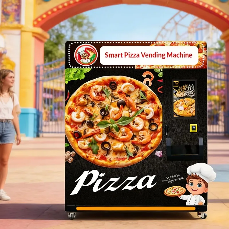 Vending Machines Manufacturer Fast Hot Food Vending Vendo Machine Pizza Custom Outdoor Vending Machine High Quality