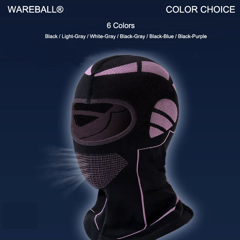 

WAREBALL Motorcycle Face Mask Ski Neck Full Face Mask Windproof Dustproof Face Shield Moto Helmet Bandana Hood Biker Mask