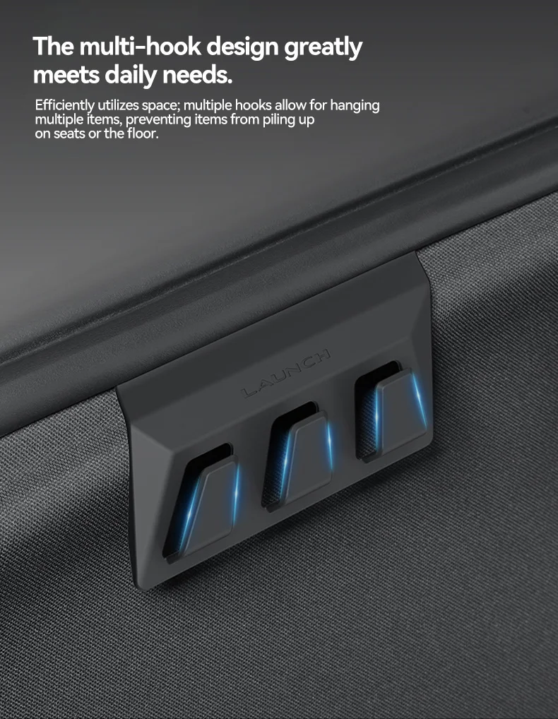 YZ 2er-Set versteckter Kofferraumhaken Aufbewahrungshaken für Tesla Model YL Y Juniper 2025 2026 Regenschirm- und Taschenhalter Auto-Innenausstattung – Detail 7