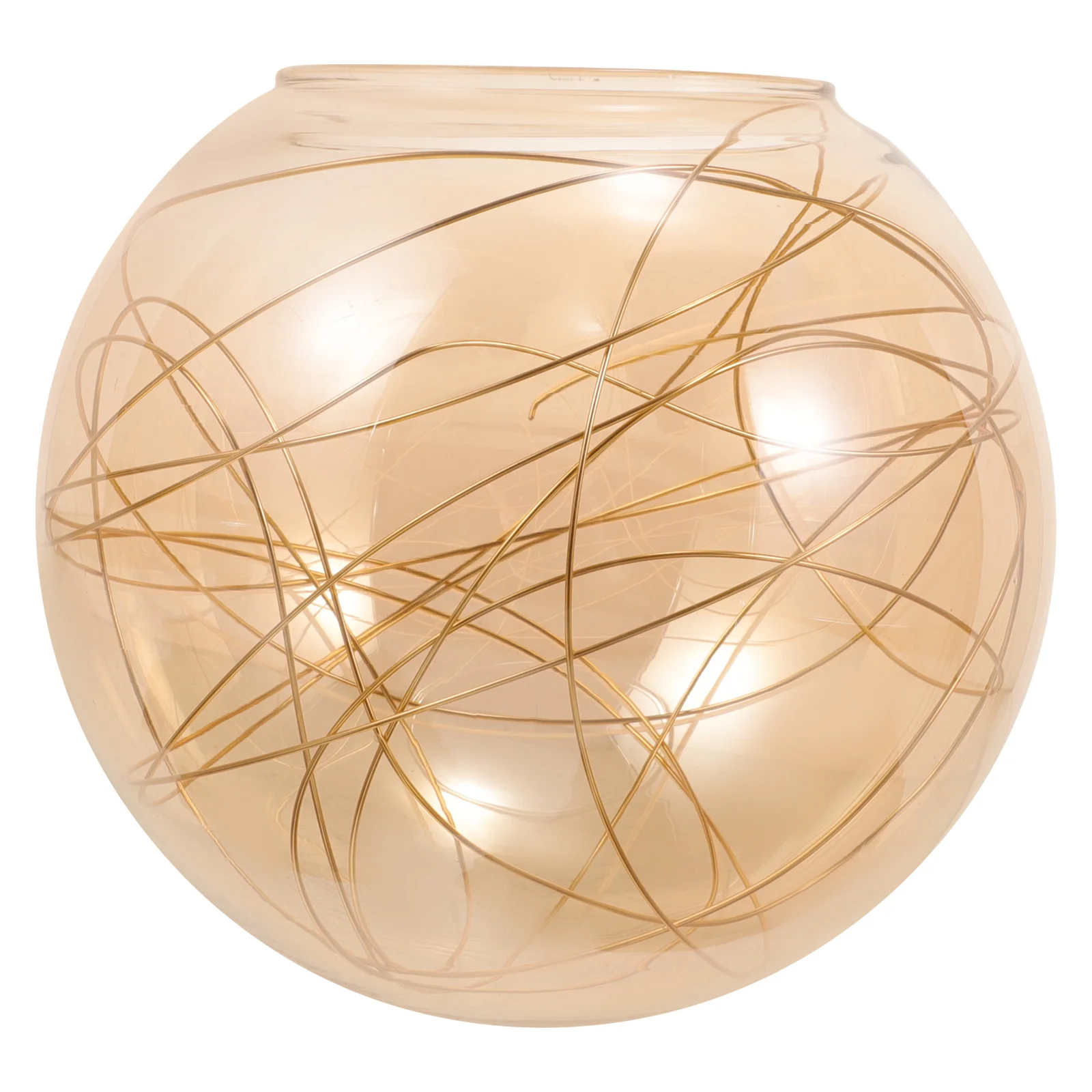 

Glass Globe Ball Lampshade Replacement Aluminum Wire Decorative Lamp Cover Suitable for Ceiling Pendant Chandelier Lamp Fixture