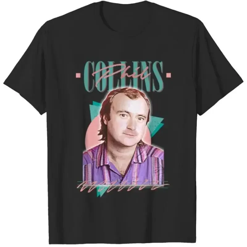 Phil Collins Retro 80S T Shirt Rock Music  All
