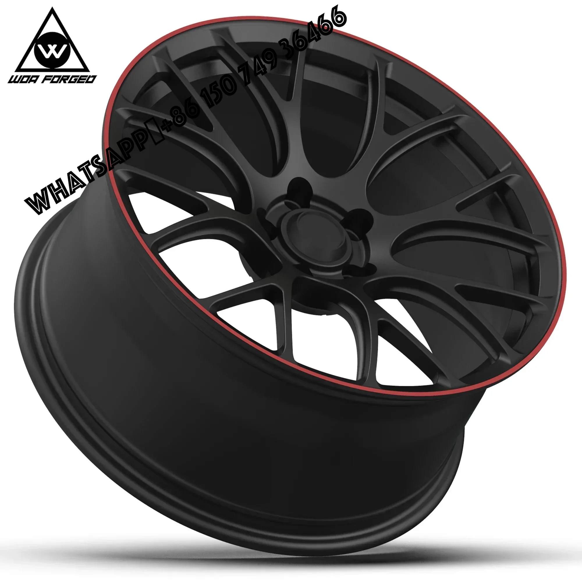 

6061-T6 WOAFORGED Forged Rims Alloy Red Edge Aluminum Y-spoke G16 Design 18 19 20 21 22 Inch Wheels for BMW X3 X4 X5 X6