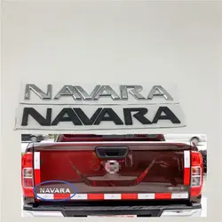 For Frontier Navara D40 Logo Emblems Rear Tail Back Letters Nameplate Car Stickers 2005-On