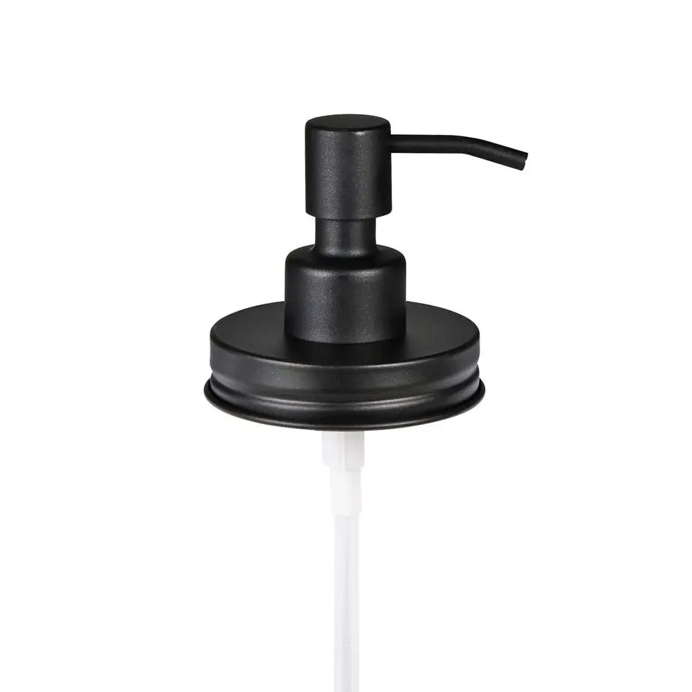 Mason Jar Liquid Soap Dispenser Lids Pump Sealing Stainless Steel Bottles Lid For Regular Mouth Canning Lids Jar Caps