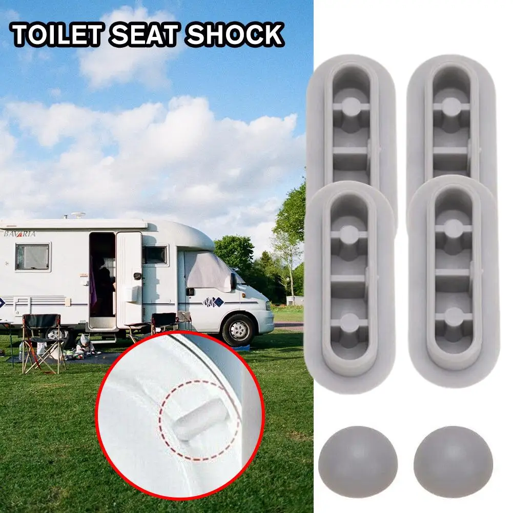 Corner Cushion RV Toilet Seat Accessories Antislip Seat Gasket Cushion Seat Toilet Shock Toilet Bumper Pad Absorber C5K3