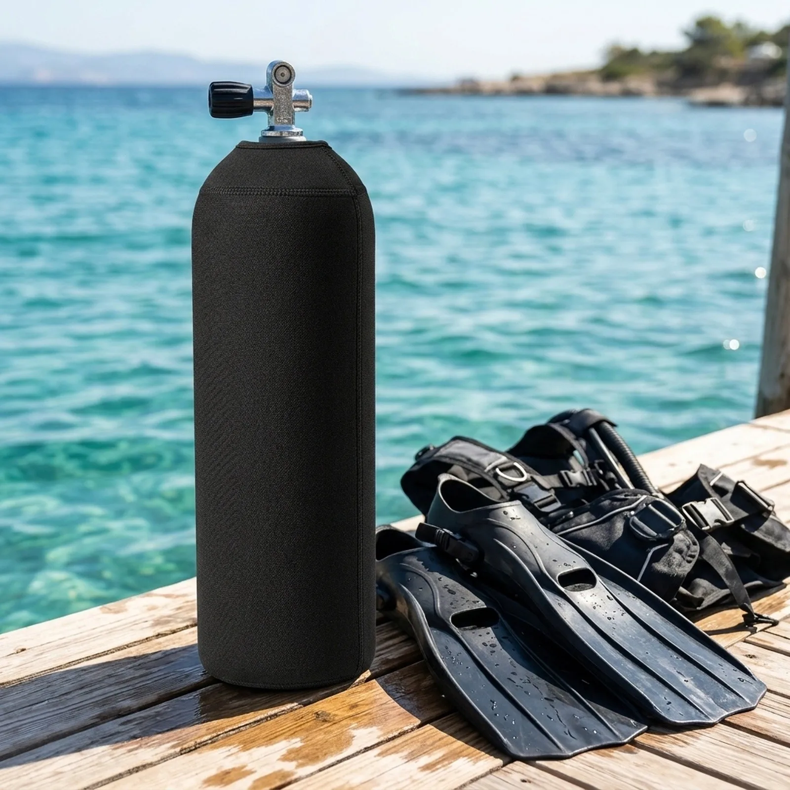for neoprene Diving Tank Cover Protective Sleeve Suitable for 12L Cylinders Offers Excellent Scratch Resistance and Grip