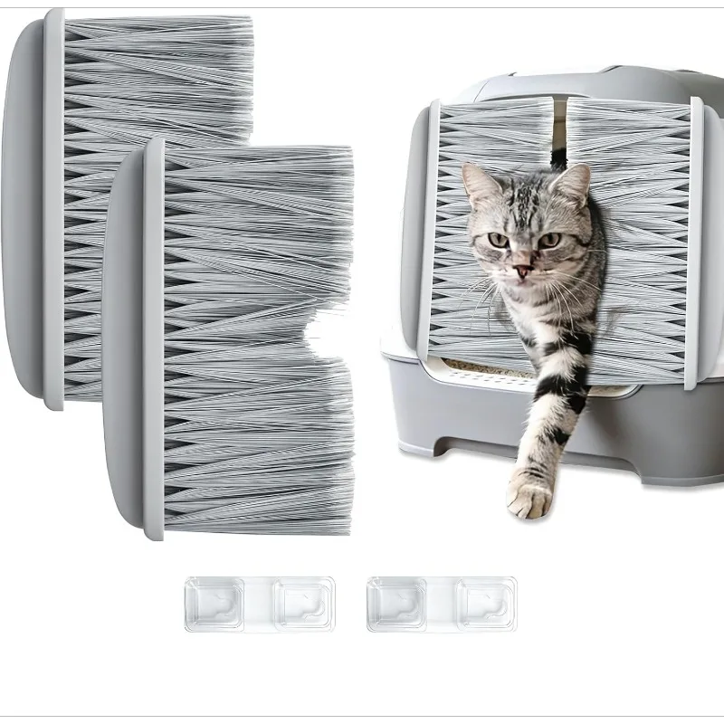 

Multifunctional Pet Hair Remover Tool Hanging on Litter Box Anti-Splashing Cat Litter Trapper Efficient Floating Fur Grooming