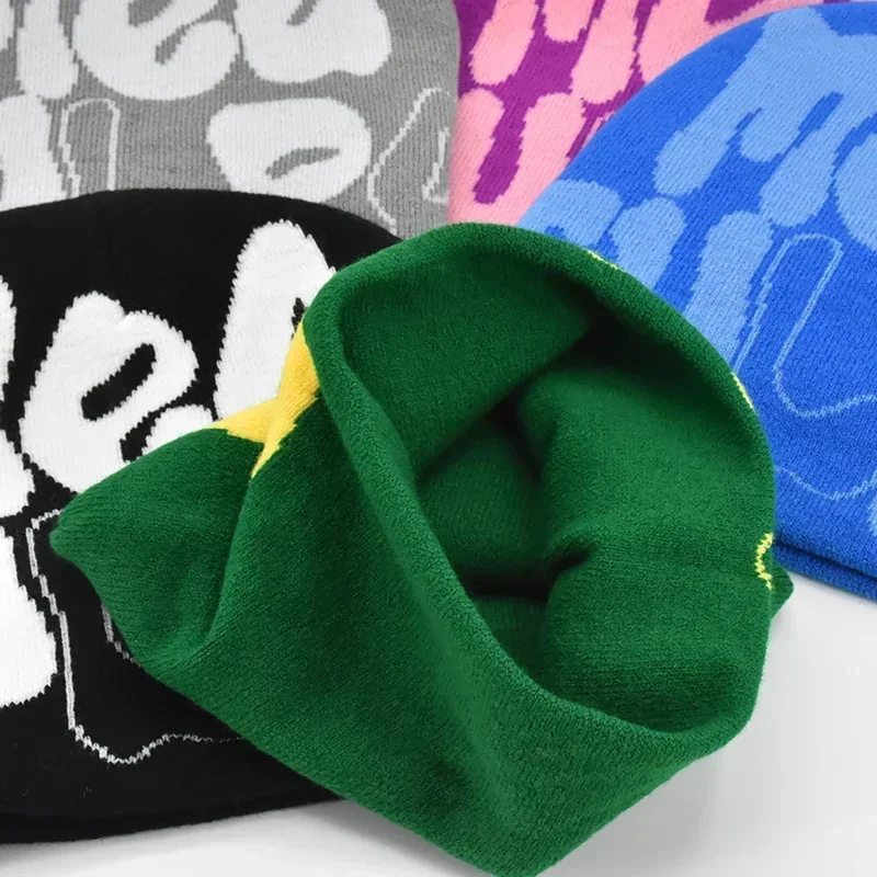Wysokiej jakości wełniana czapka dziewiarska Beanies Mea Culpa Y2K Męska czapka damska Jesień Zima Ciepła moda Sto Take Cold Cap Accessorie