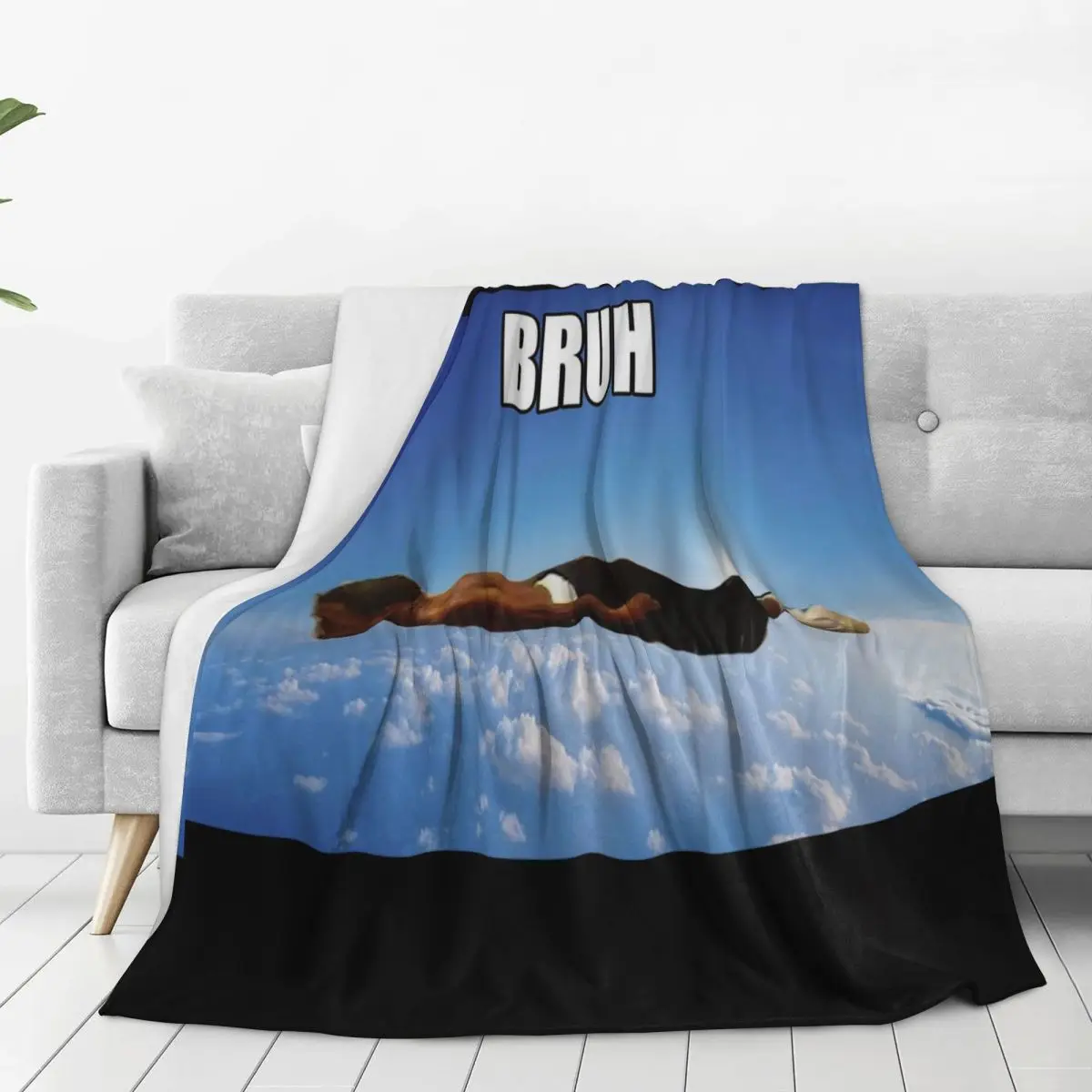 Bruh Flying Midget Blankets Flannel Breathable Throw Blankets Sofa Throw Blanket For Couch Bedding Travel Throws Bedspread Quilt