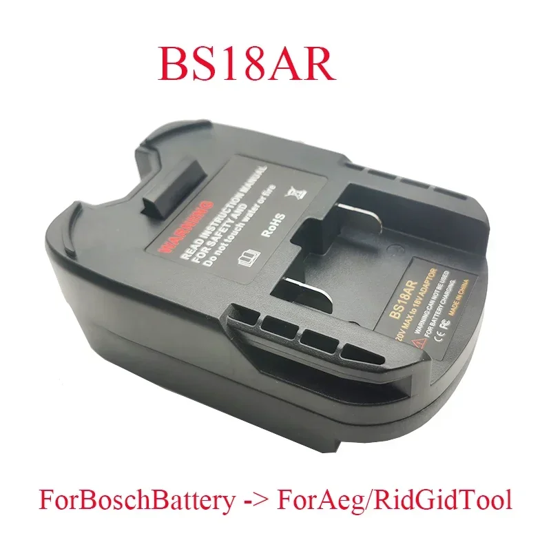 Bat618 Adapter Converter For Bosch 18V Battery For Makita For Milwaukee For Dewalt For Hitachi For Metabo For AEG RIDGID Machine