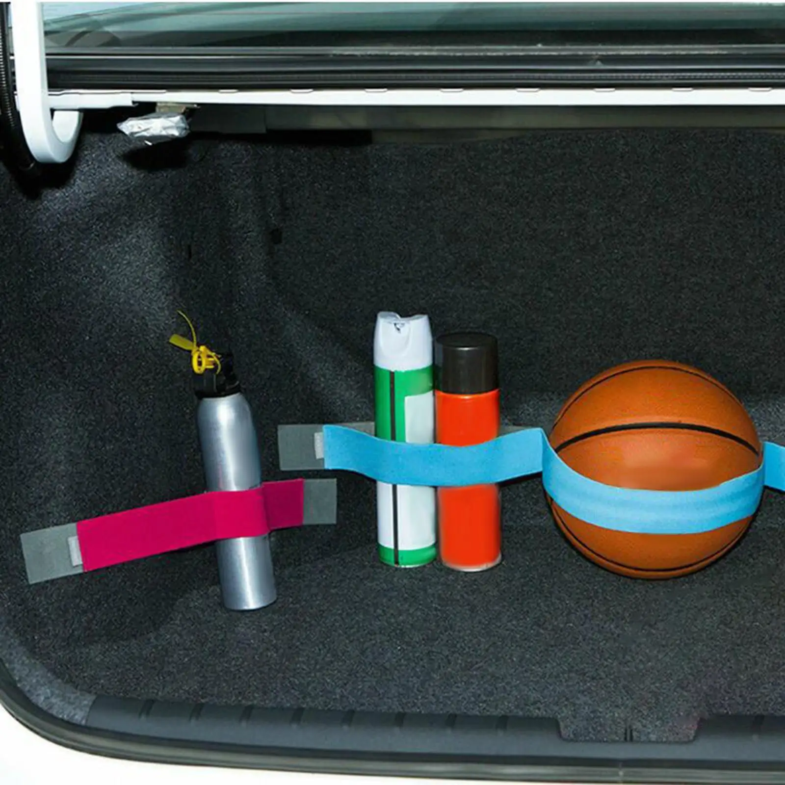 Car Trunk Stowing Organizer Belt Double Layer Polypropylene Interior Strap Automotive Accessories for SUV Truck RV Minivan