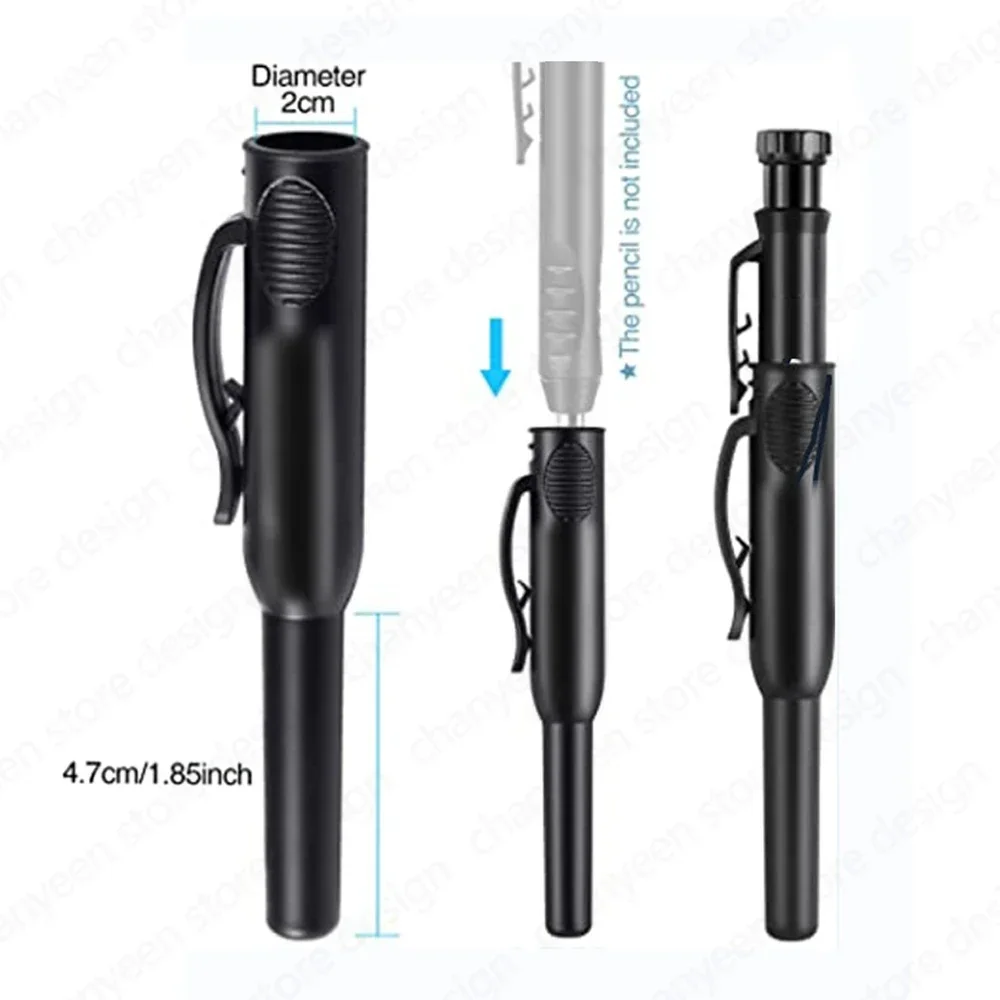 Solid Carpenter Pencil Set Mechanical Pencil 3 Colors Refill Carpentry Marking Scriber Construction Tools Woodworking Tools