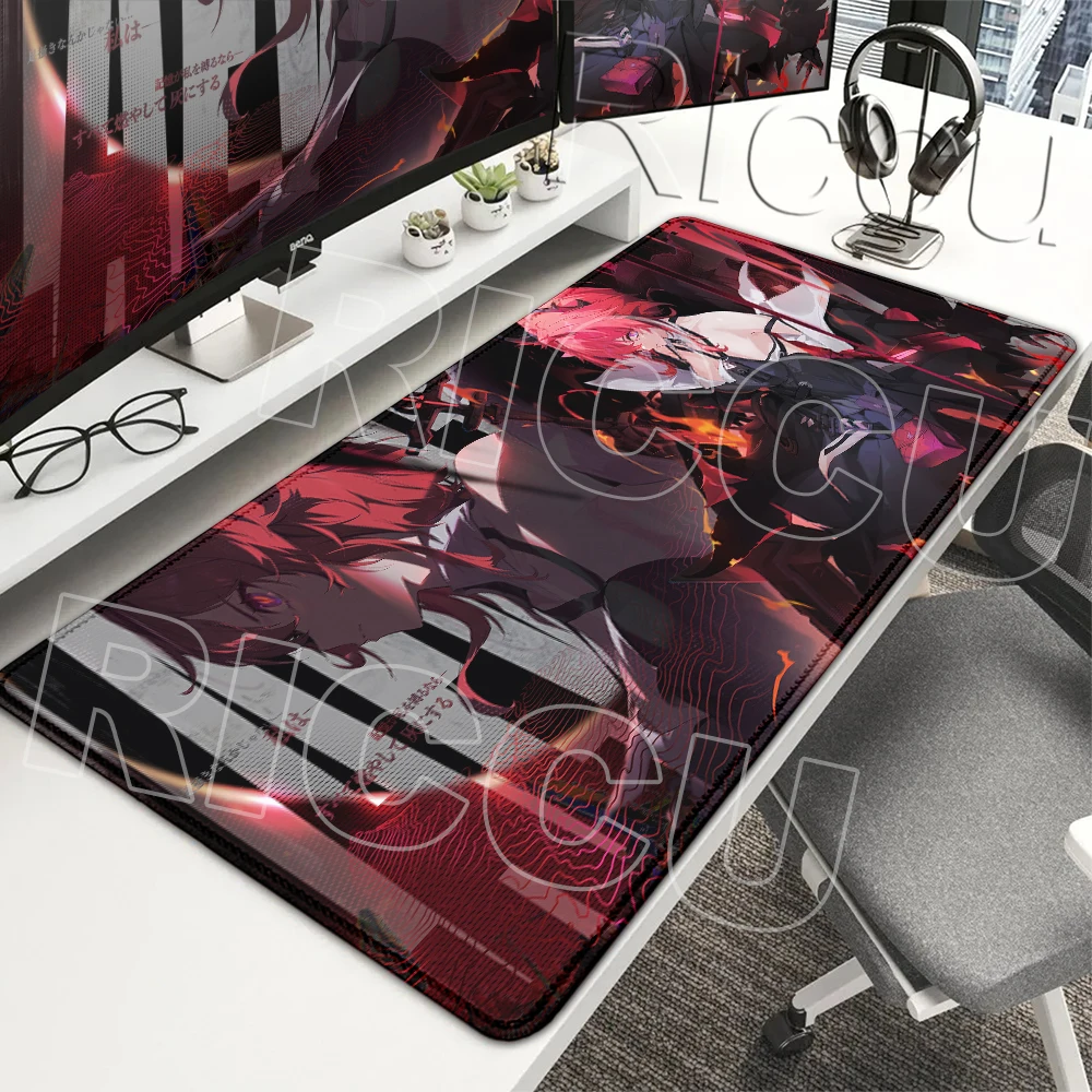 Pc Gaming Girl - Anime Girl Laevatein Mouse Pads Arknights