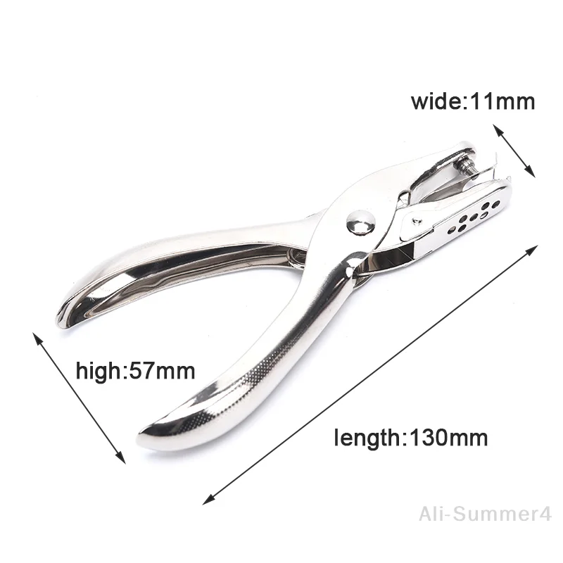 1 шт., школьный офисный металлический дырокол на одно отверстие, ручной дырокол для бумаги для скрапбукинга, рамка для скрапбукинга, 3 мм