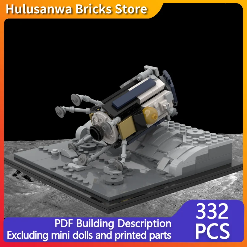 

Odysseus Nova-C Lunar Lander Model MOC Building Bricks War Equipment Modular Technology Gifts Holiday Assemble Children Toy Suit
