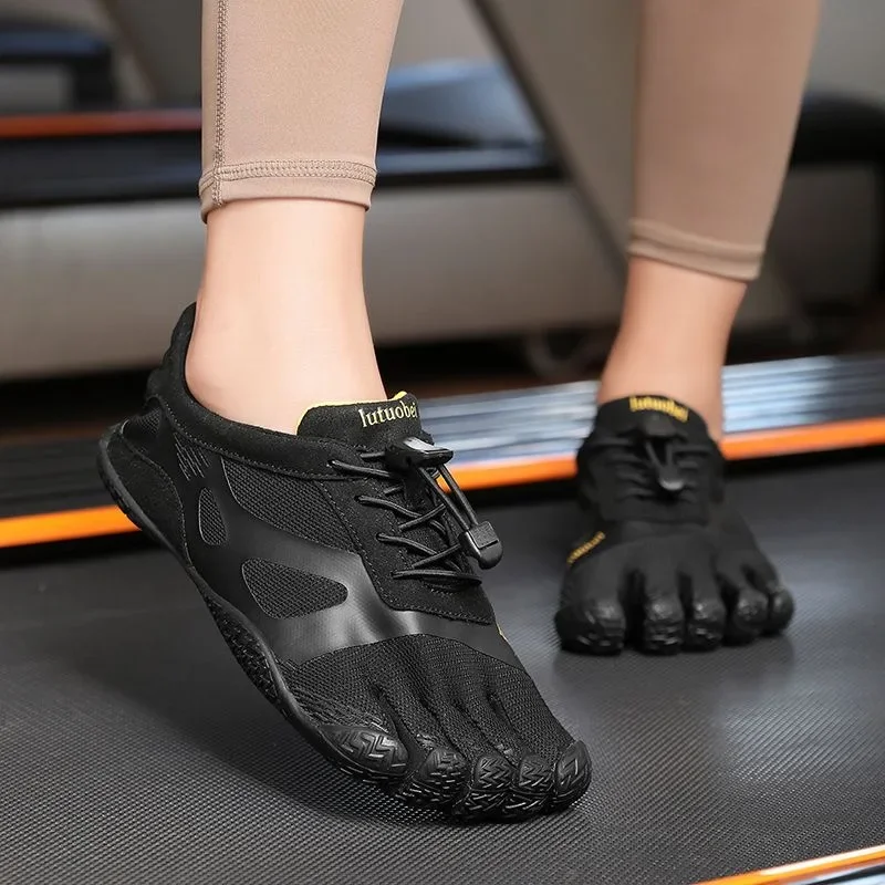 

Женские повседневные кроссовки на плоской подошве с пятью пальцами, безопасная прогулочная обувь, мужская обувь для скалолазания, женская сетчатая обувь для фитнеса, йоги