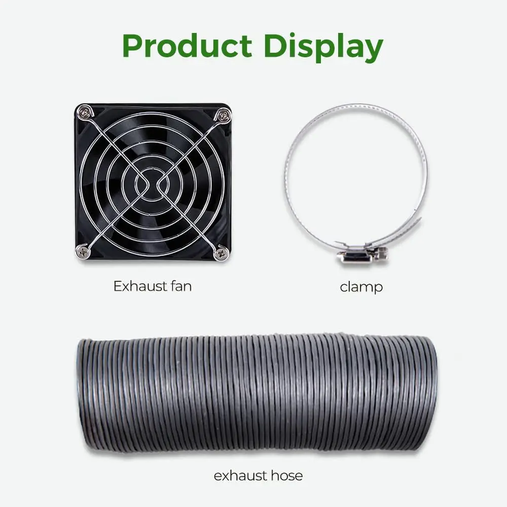 Creality Fume Extraction Kit Efficient Ventilation for 3D Printer Enclosure with Fan Interface and Laser Engraver Enclosure