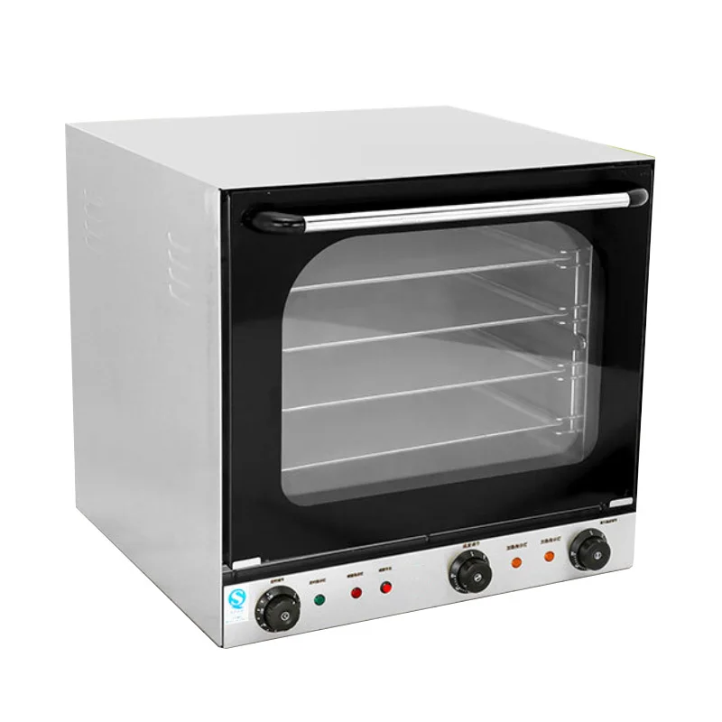 

Electric Oven Hot Air Circulation Good Quality 4-laye With Spray Bread Meal Replacement Multipurpose Food Casual Equipment