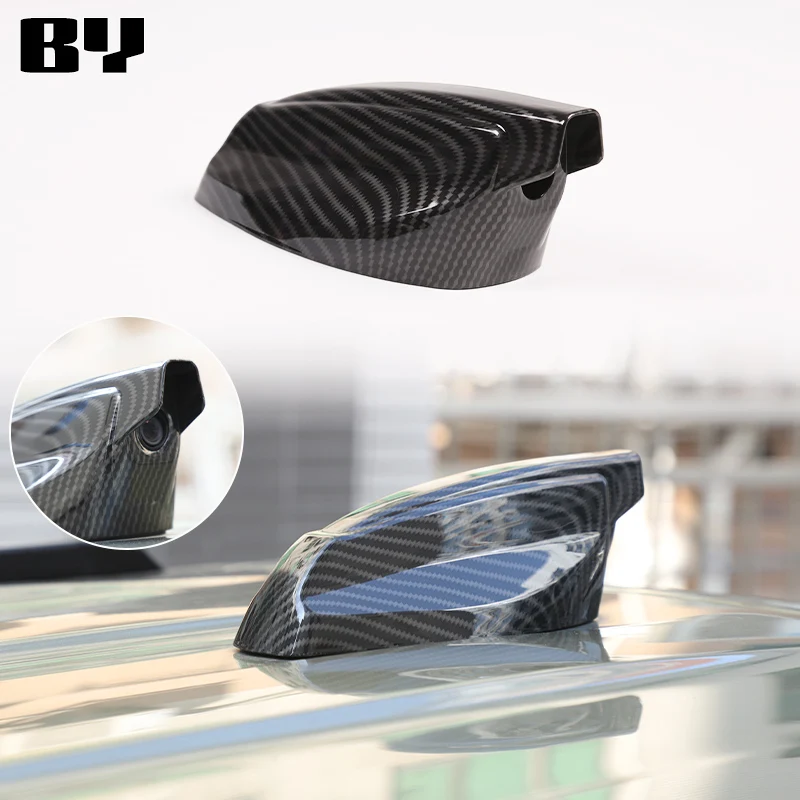 

For Land Rover Defender 90 110 2020 2021 2022 2023 2024 Accessories ABS Carbon Fiber Car Shark Fin Antenna Cover Trim