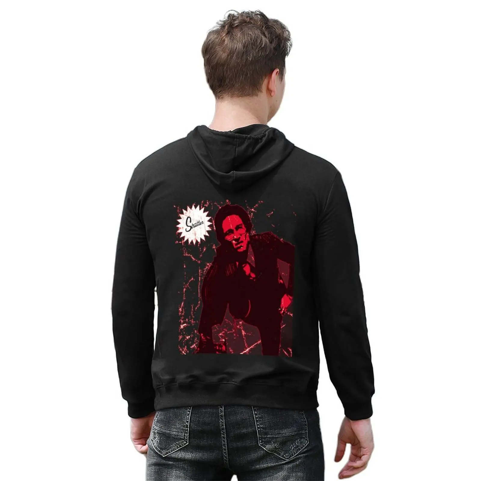 مايك ستراتر ملابس بقلنسوة حمراء للرجال قميص رجالي للعرق ملابس خريفية للرجال مصمم ملابس بقلنسوة يابانية