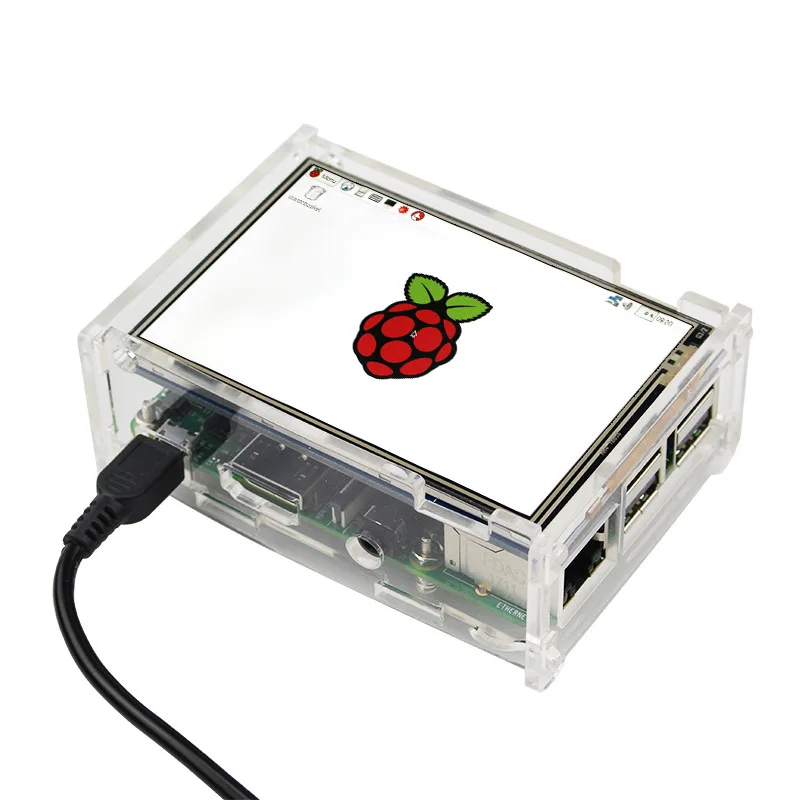 Compatible Raspberry Pi BType 3.5Inch LCD Screen++3Individual Cooling Pads
