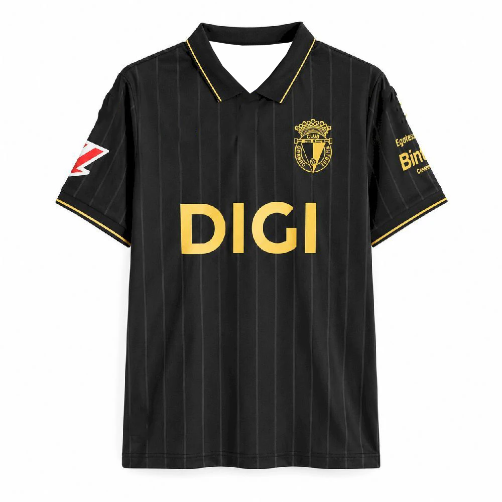 Burgos 2026 New Product, Spanish Jersey Short Sleeved T-shirt, 3D Printed Outdoor Sports Casual Breathable Family and Child Wear