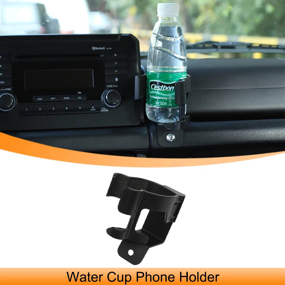 Multi-Function Water Cup Drink Stand Phone Holder Organizer for Suzuki Jimny 2019-2024 JB64 JB74 JB74W Car Interior Accessories