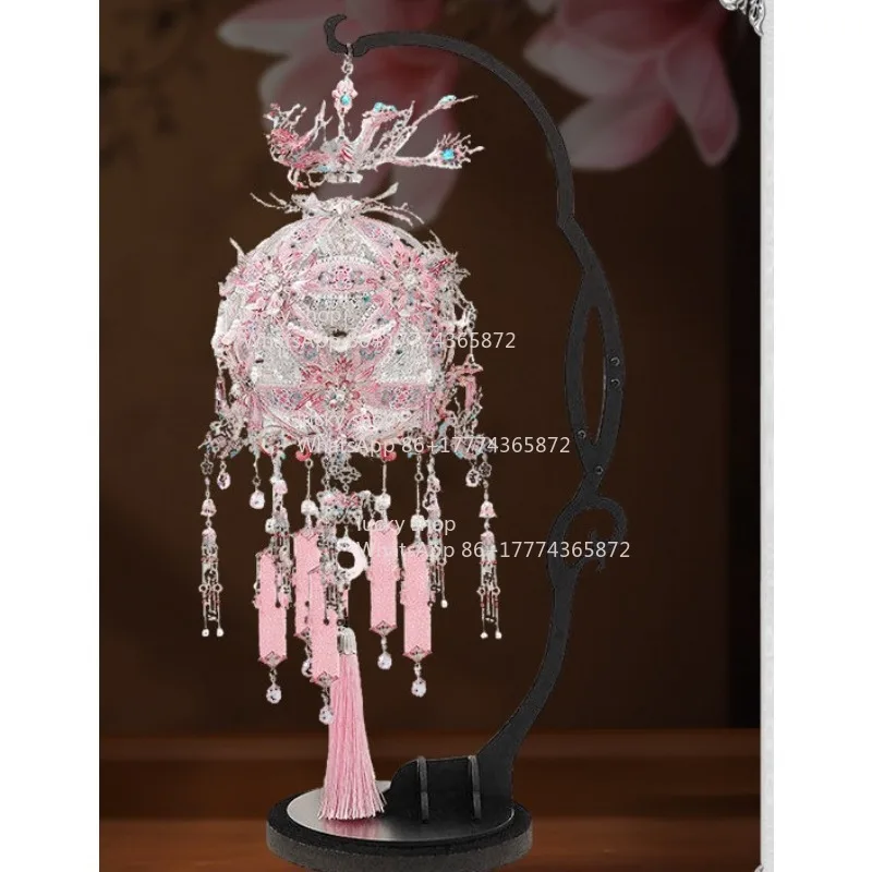 Gold Hydrangea Silver Hydrangea Magnetic Levitation Handmade Metal Assembling Model 3D Three-dimensional Puzzle Exquisite Gift view 5
