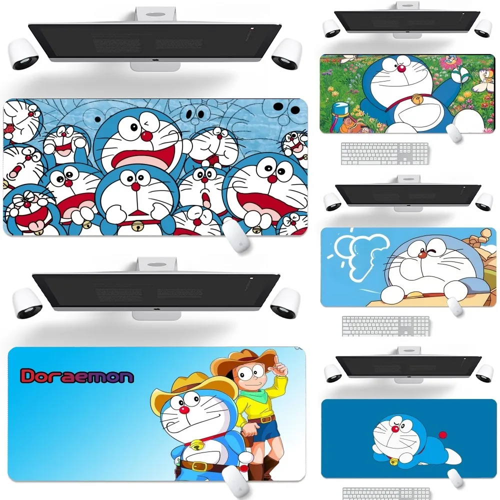 

Милый мультяшный коврик для мыши D-Doraemon, коврик для мыши 80x30 см XL, Lockedge, Офисный Компьютерный Настольный коврик, настольная клавиатура, большой коврик для мыши, коврик для ноутбука
