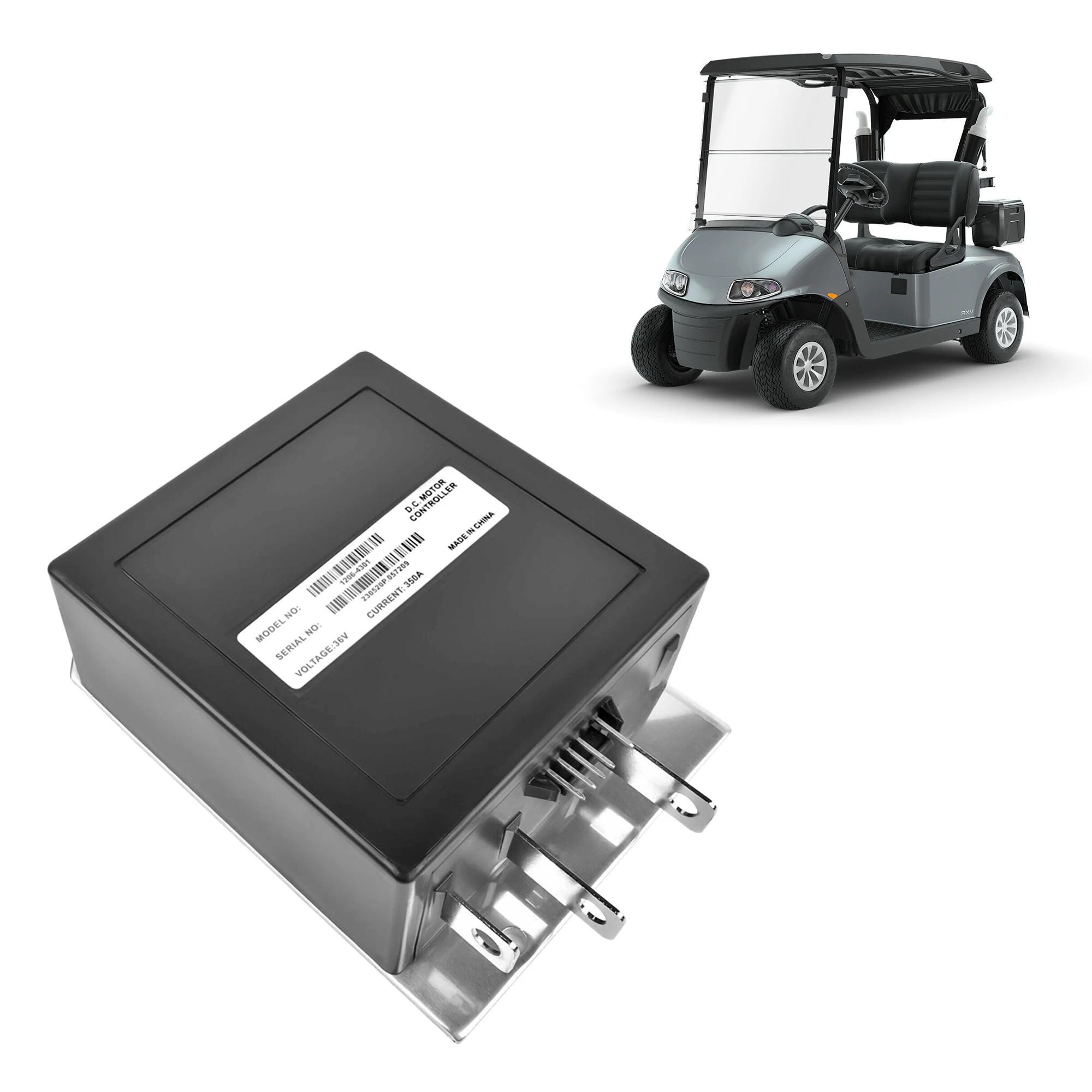 

36V 350A ITS 5 Pin Controller 25864G09 for EZGO TXT Medalist MPT/Workhorse 800 1994-2011 1206-4301