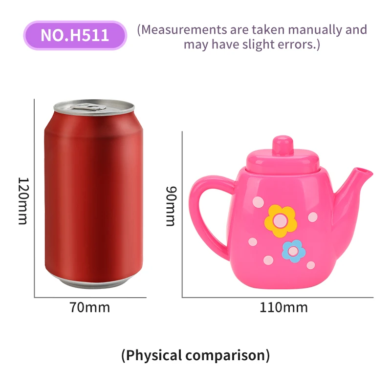 Juego de fiesta de té para niñas pequeñas, 27 Uds., juguetes de princesa para el tiempo del té, incluye juego de té, estuche de postre, juego de cocina para niños