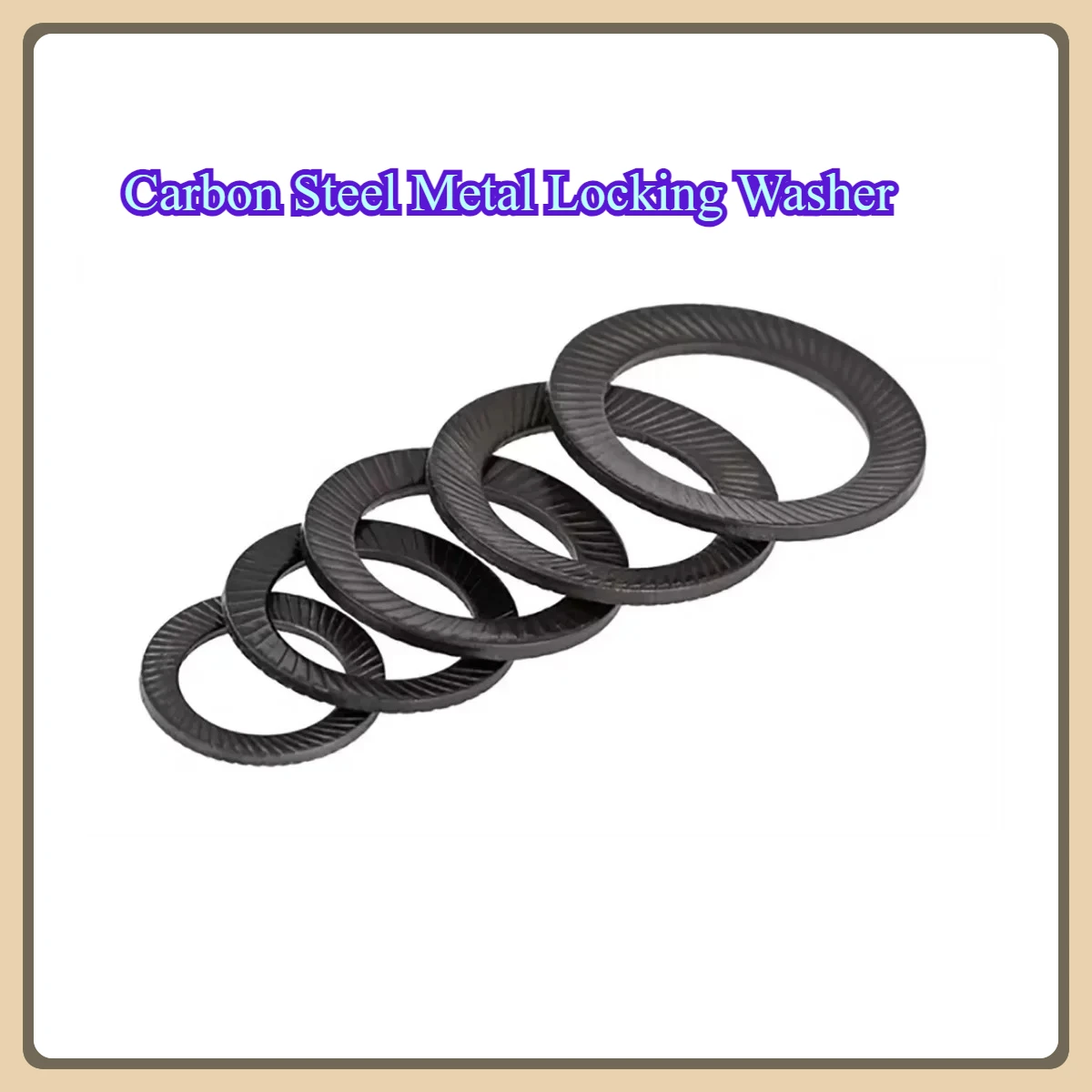 

Carbon Steel Metal Locking Washer/Circular Double-Sided Toothed Gasker With Anti Loosening And Self-Locking