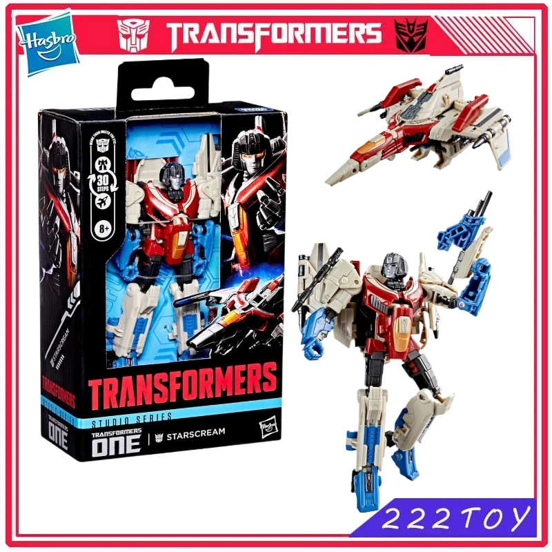 

New Hasbro Transformers Toys Studio Series Deluxe Class Starscream Anime Model Action Figures Robot Toy Collectible Hobbies Gift