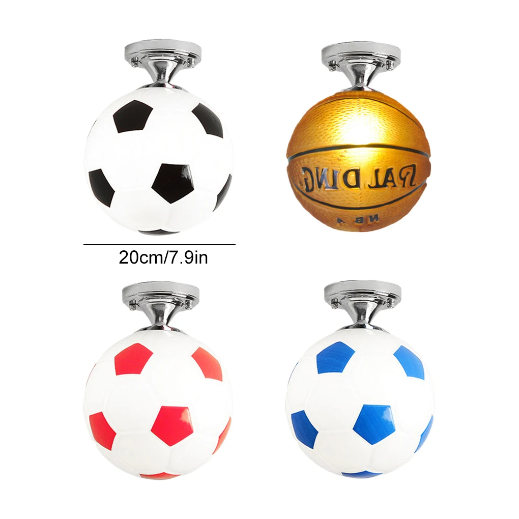 Светодиодные потолочные светильники с футбольным мячом, яркий футбольный бар, стильный, простой в установке и эксплуатации