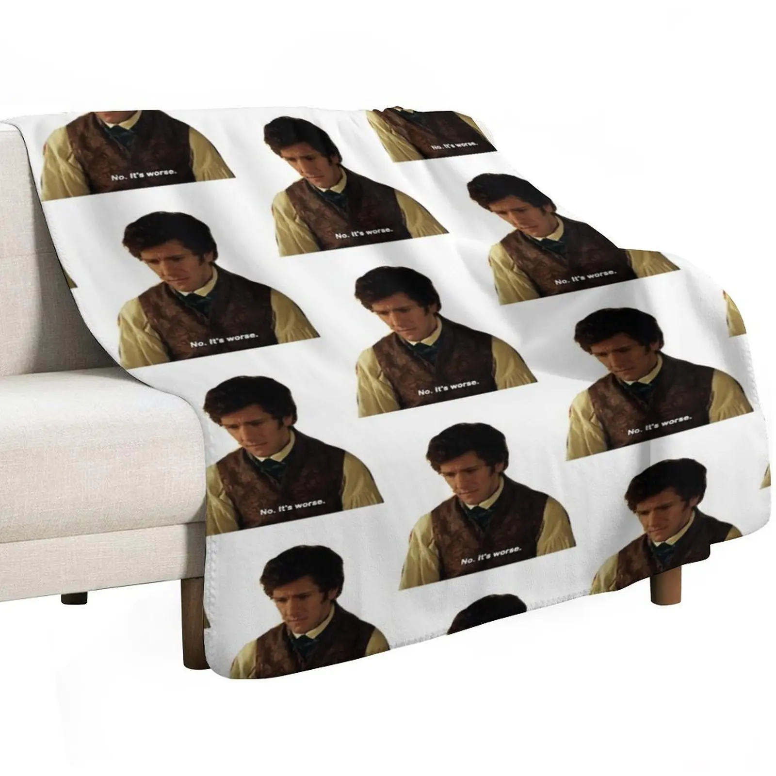 Sad matthew Throw Blanket Stylish Couch Blanket for Home Living Room