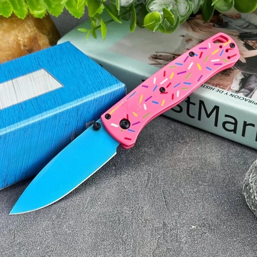 

BM 535 Utility EDC Pocket Knife D2 Steel Blade Acrylic Handle Outdoor Camping Survival Tactics Hunting Knife Folding Knife Gift