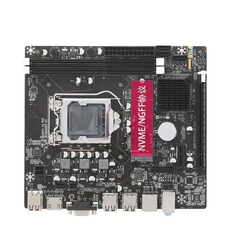 For H61/B75 Main Board Supports 1155-pin Second Generation and Third Generation Series CPU with HDMI, NVME Hard Disk