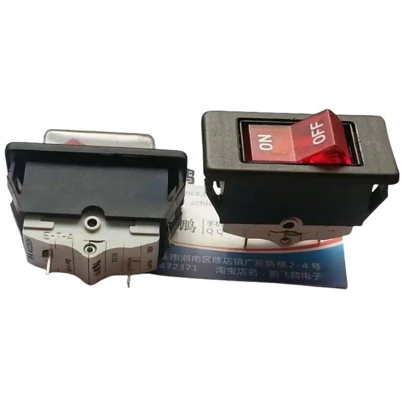 

1PCS/LOTS 100% Original Germany E-T-A 41-11-P10 High Current Boat Switch 2-pin 2-speed OFF-ON 250V15A IC Electronic components